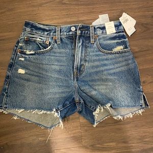 Abercrombie boyfriend denim shorts